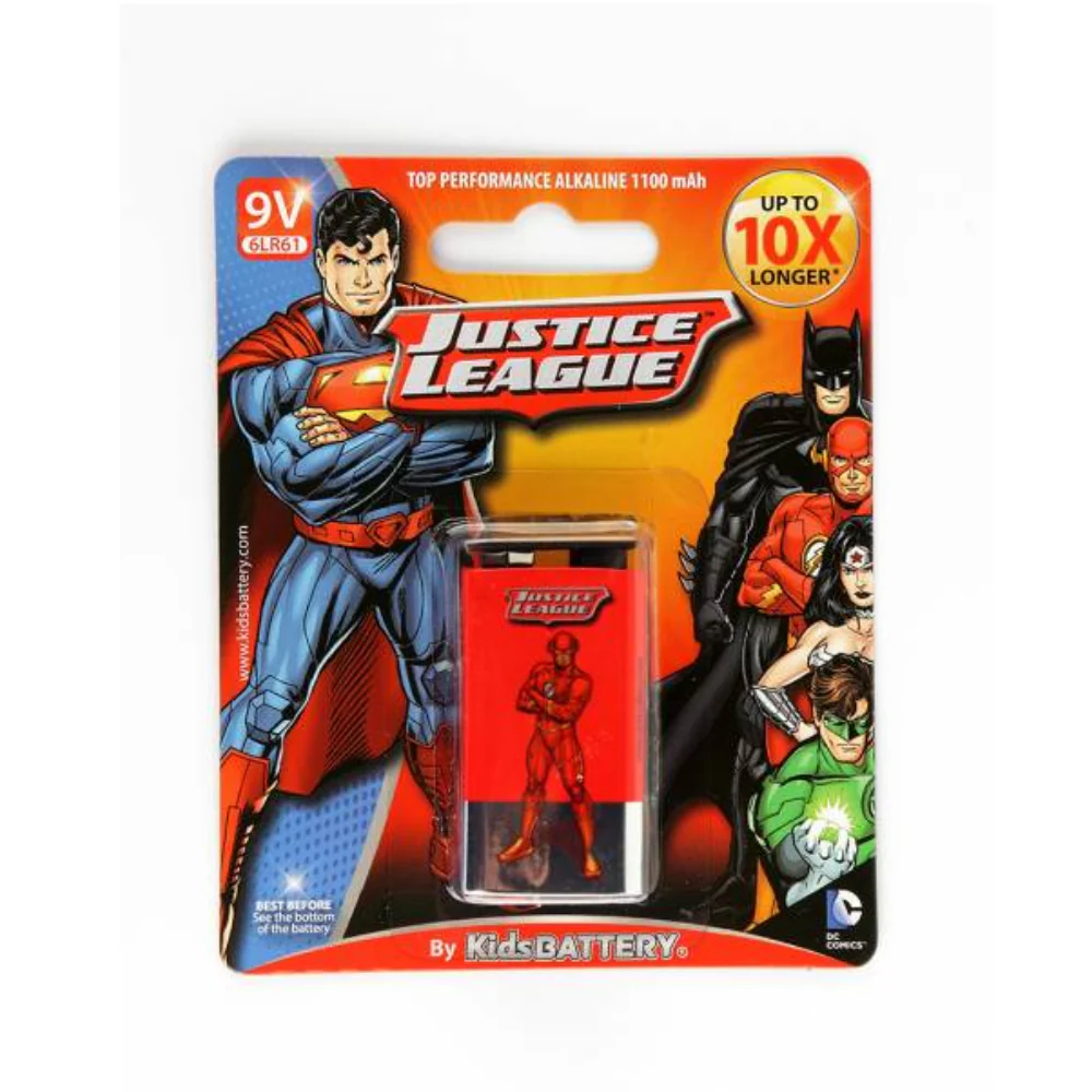 Justice League 9V/6LR61 By Kids battery