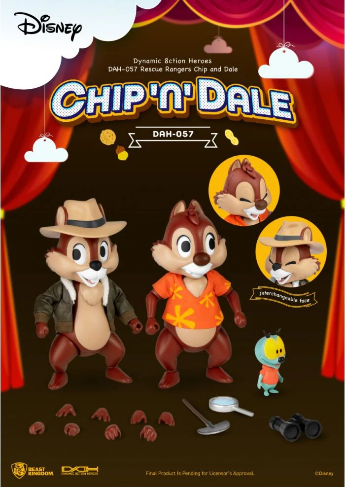 Chip and Dale Rescue Rangers ACTION HEROES ACTION FIGURE BY BEAST KINGDOM (DAH-057) - Image 6