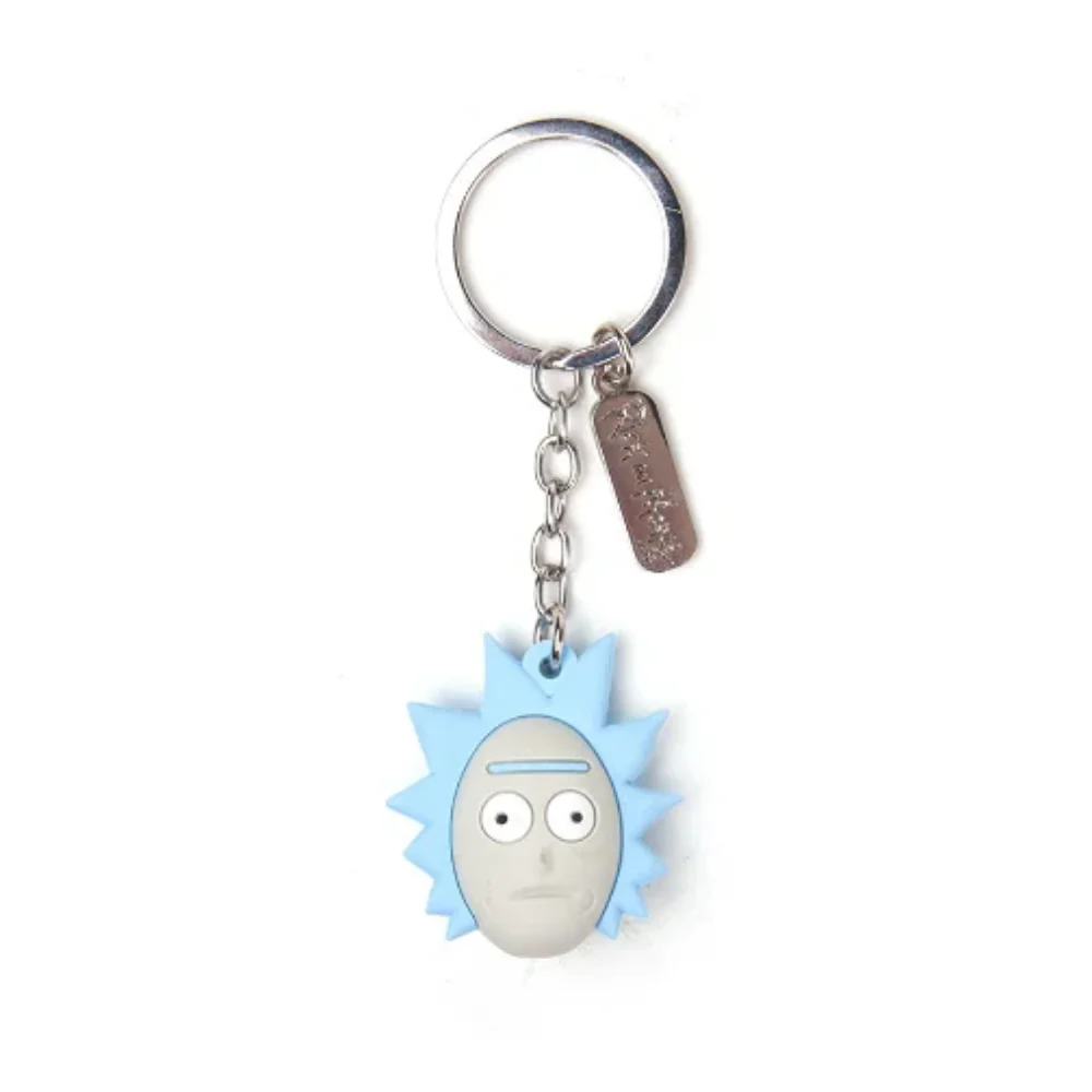 Rick & Morty - Ricks Face 3D Rubber Keychain