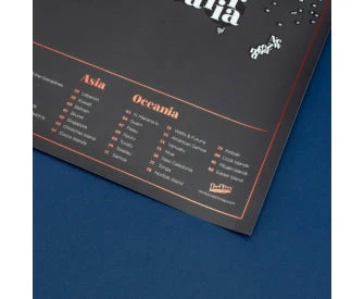 Scratch Map Typogeography by Luckies Of London - Image 3