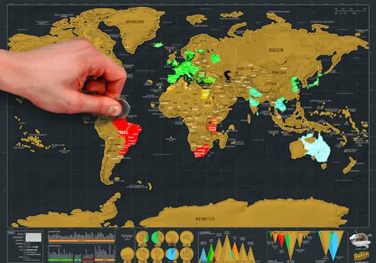 Scratch Map Travel Deluxe by Luckies of London - Image 3