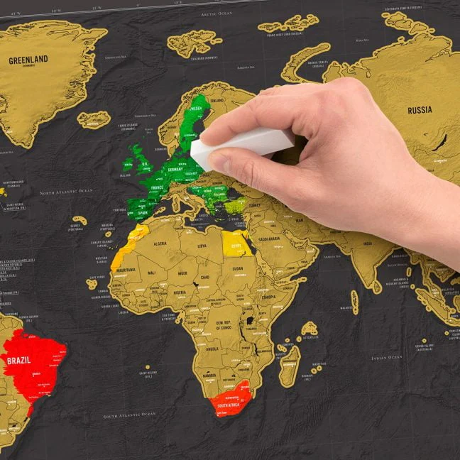 Scratch Map Travel Deluxe by Luckies of London - Image 5