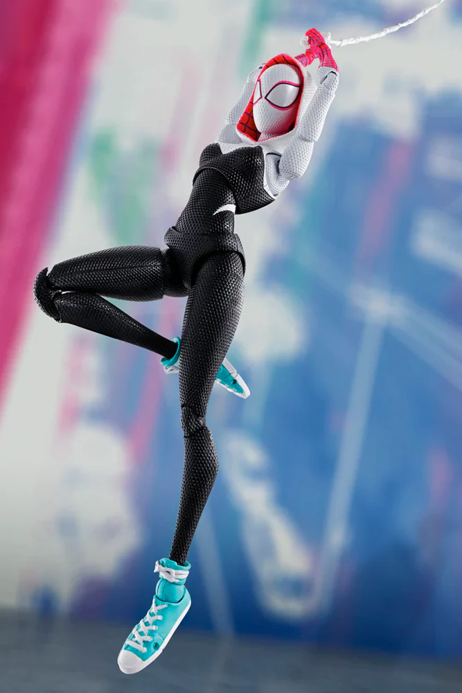 Spider-Gwen (Spider-Man: Atsv) Sh.Figuarts Action Figure by Bandai Tamashii - Image 2