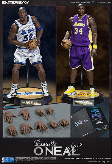 NBA: Shaquille O'Neal - Collection Real Masterpiece 1:6 Actionfigur - Limited 2-Pack Edition by Enterbay - Image 5