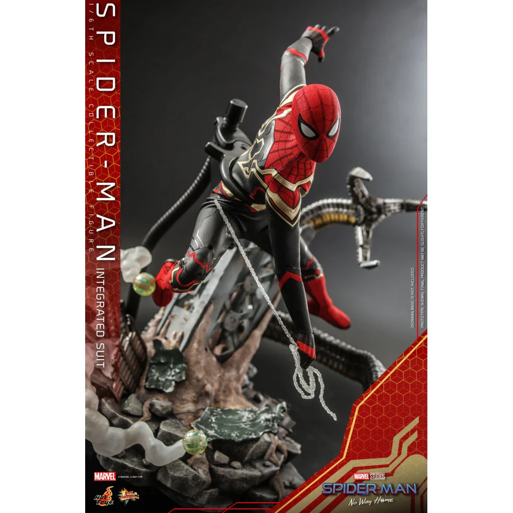Marvel Spider Man Integrated Suit 1:6 Scale Action Figure By Hot Toys - Image 6