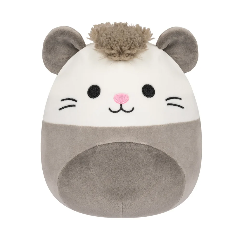 Squishmallow 5" Luanne The Grey And White Possum Plush Toy