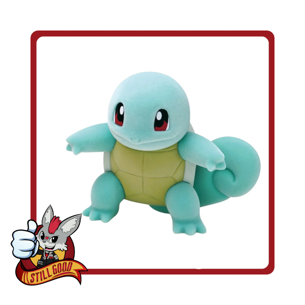 Squirtle Flocking doll [DAMAGE BOX]