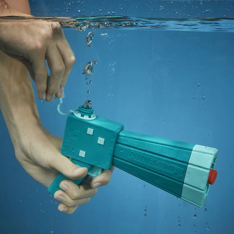 Minecraft Glow Squid Nerf Super Soaker Water Blaster by Hasbro - Image 4