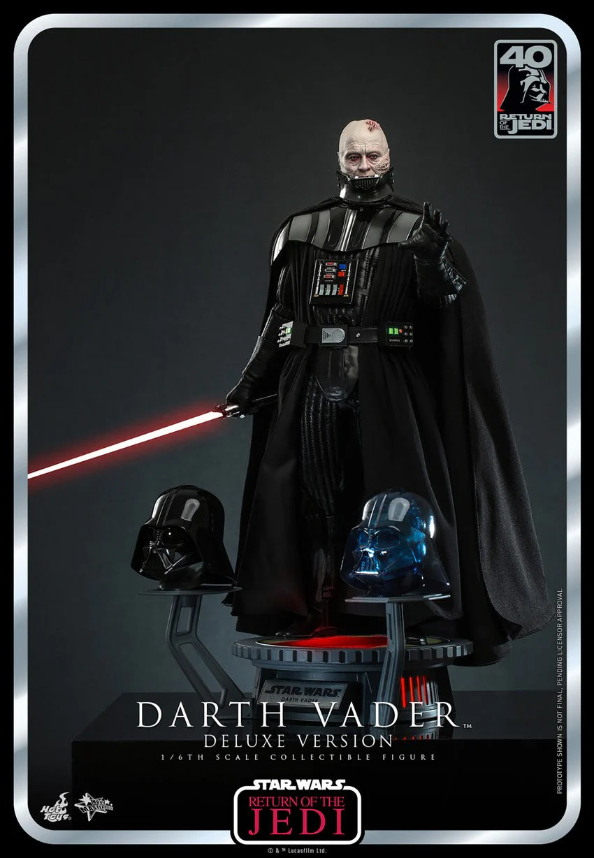 Star Wars Darth Vader ROTJ 40th Anniversary (Deluxe Edition) Action Figure By Hot Toys - Image 3
