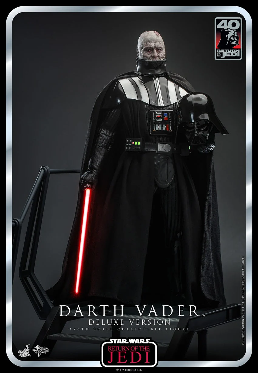 Star Wars Darth Vader ROTJ 40th Anniversary (Deluxe Edition) Action Figure By Hot Toys - Image 4