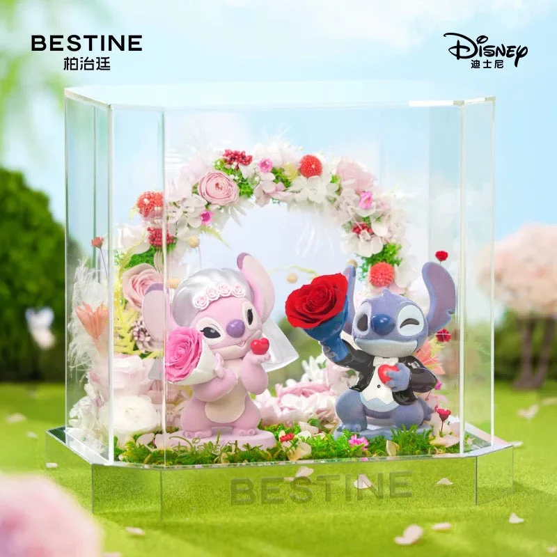 Stitch Sweet & Cool Adventure Garden Series Sweet Vow Cp Preserved Flower Box Gifts By Betine - Image 2