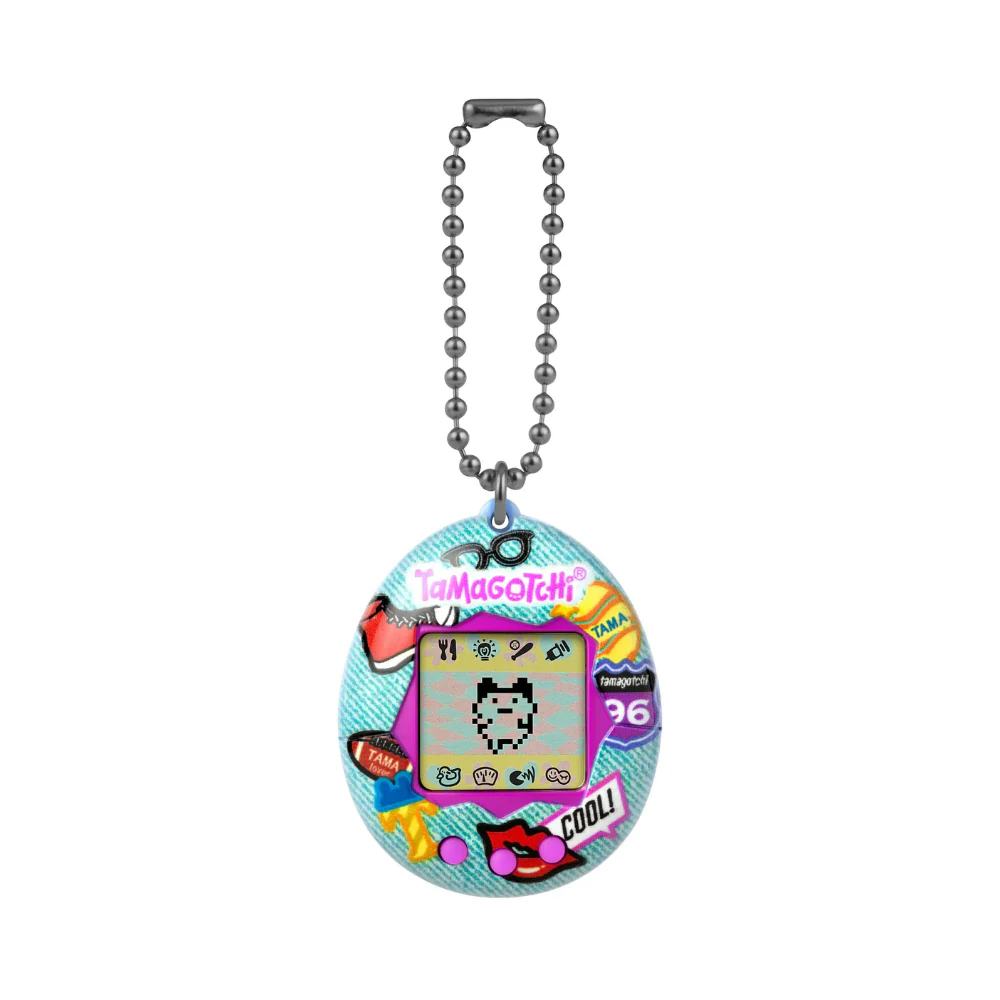 Tamagotchi Virtual Reality Pet Denim Patches Style by Bandai