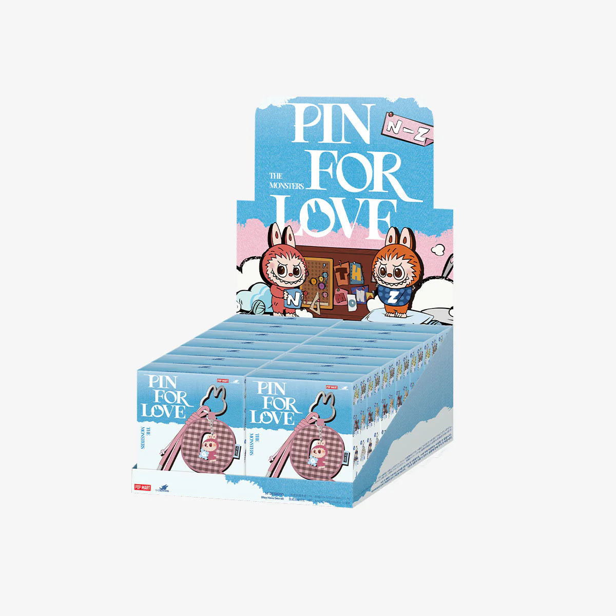 The Monsters Pin For Love Series - Letter Pendant Blind Box (N-Z) - Image 6