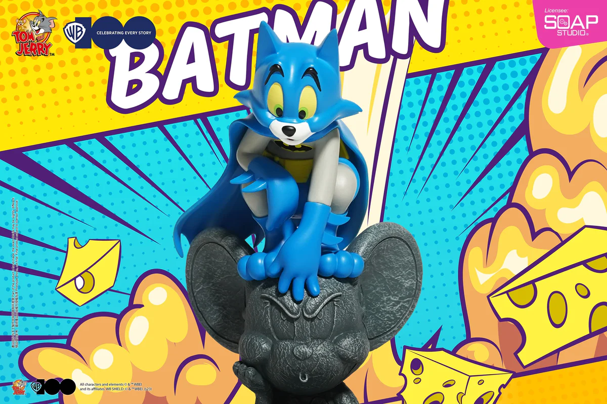 Tom & Jerry x Batman Statue By SOAP STUDIO - Image 2