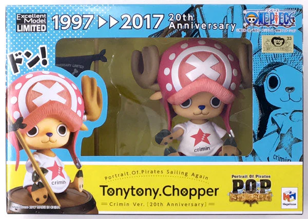 One Piece Tony Tony Chopper Crimin ver. (20th Anniversary) Portrait fo the Pirates Sailing Again Figure by Megahouse - Image 3