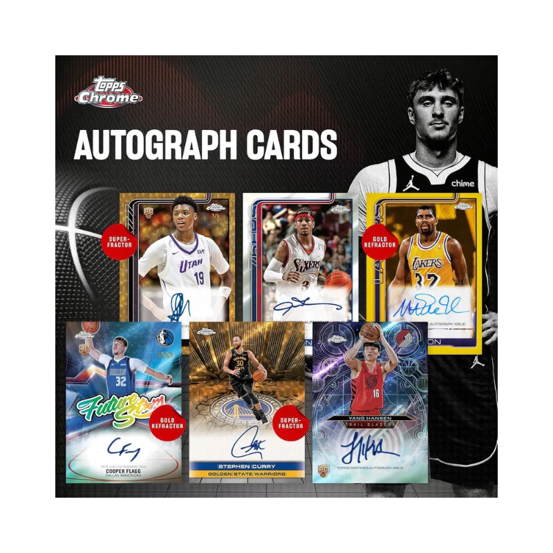 TOPPS Chrome Basketball 2025 (1 Single Pack) - Image 8