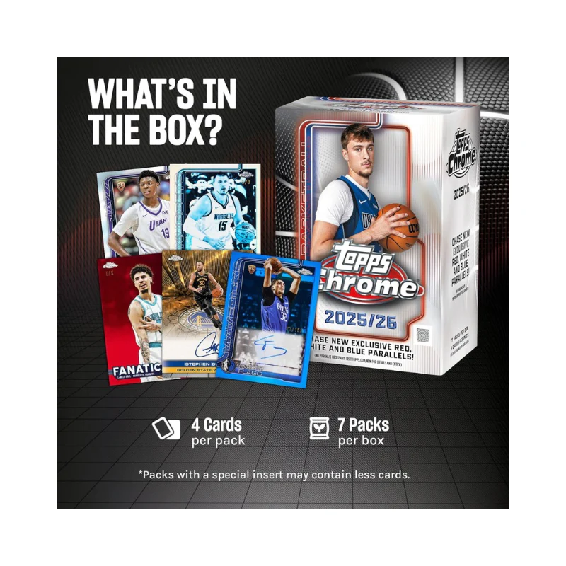 TOPPS Chrome Basketball 2025 (1 Single Pack) - Image 9