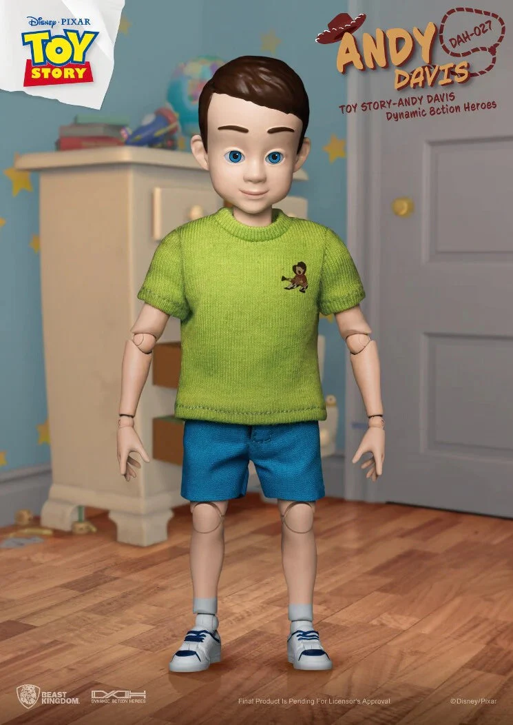 Toy Story Andy Davis Dynamic Action Heroes Action Figure by Beast Kingdom - Image 2