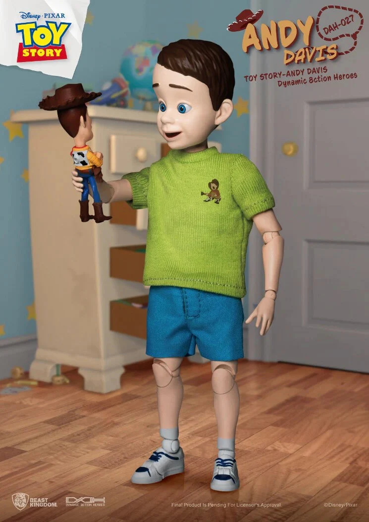 Toy Story Andy Davis Dynamic Action Heroes Action Figure by Beast Kingdom - Image 4