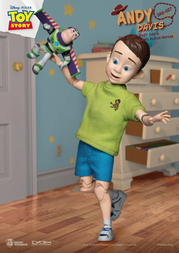 Toy Story Andy Davis Dynamic Action Heroes Action Figure by Beast Kingdom - Image 5
