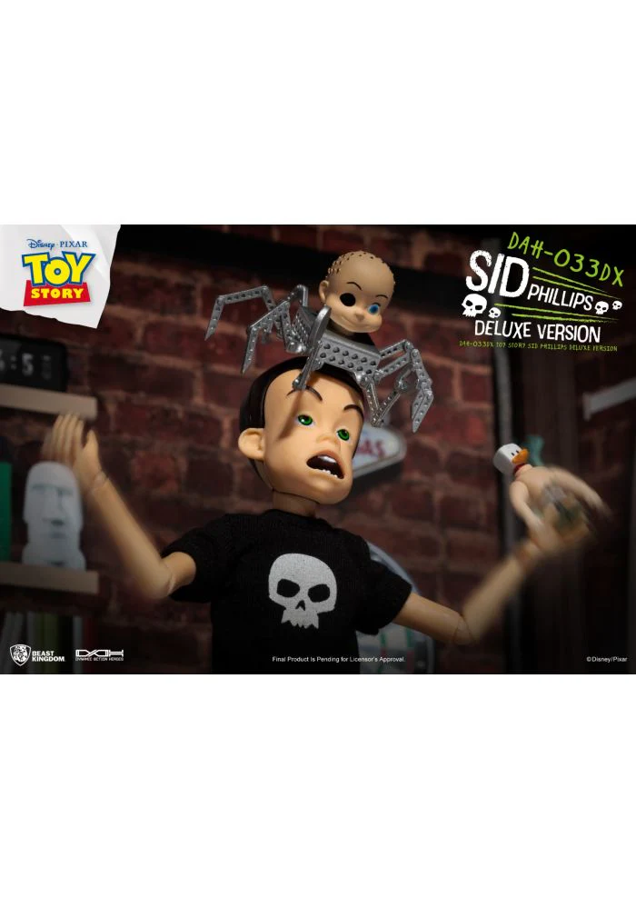 TOY STORY Sid Phillips ACTION HEROES ACTION FIGURE by Beast Kingdom - Image 4