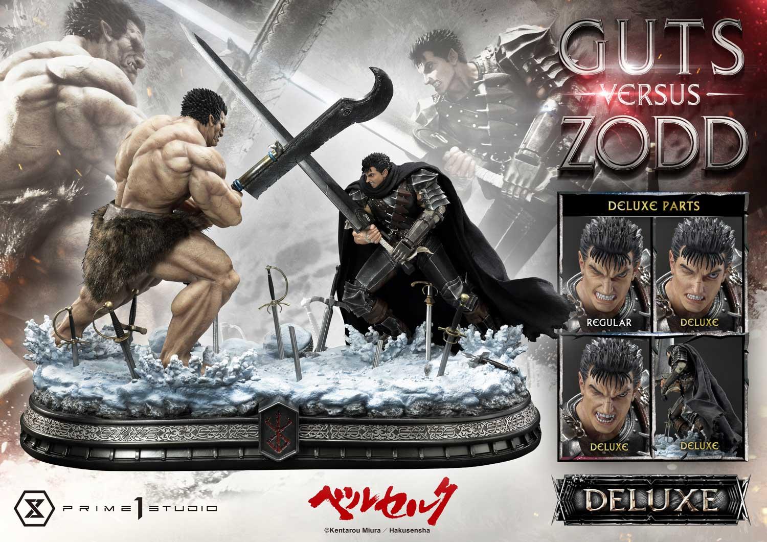 Ultimate Diorama Masterline Berserk Guts versus Zodd Deluxe Version 1/6 scale By Prime 1 Statue - Image 3