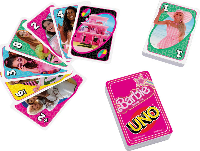 UNO Barbie The Movie Card Game, Inspired by the Movie - Image 2