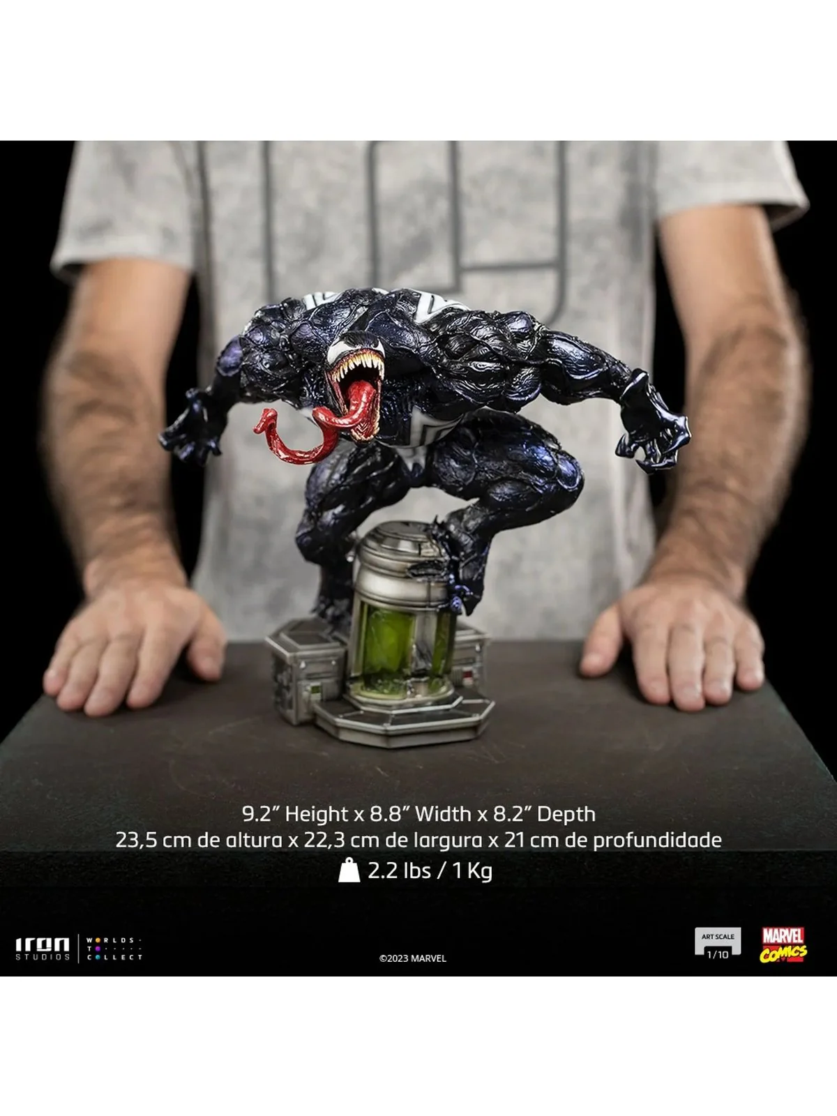 Marvel VENOM - SPIDER-MAN VS VILLAINS - ART SCALE 1/10 By Iron Studios - Image 5