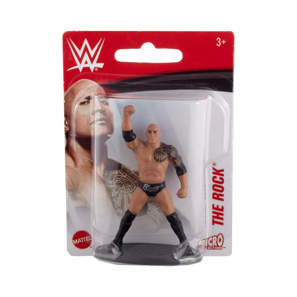 WWE Dwayne " The Rock " Johnson Micro Collection Mini Figurine