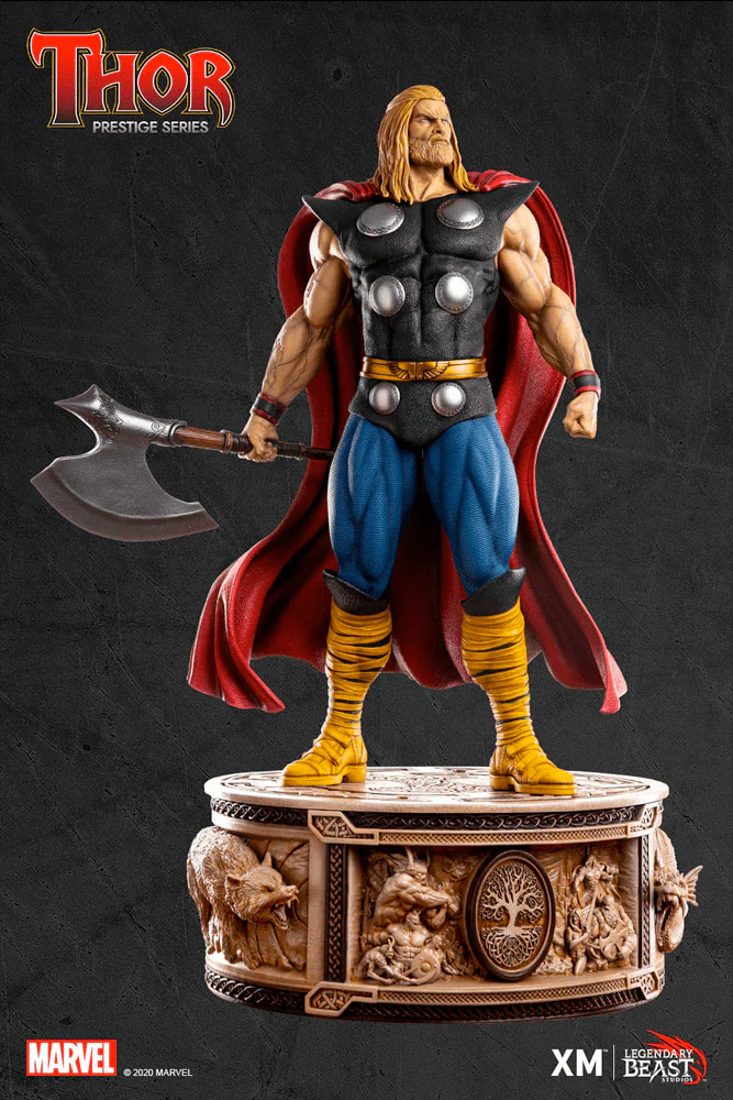 Marvel Thor 1/3 Scale Prestige Series Statue (Exclusive) By Xm Studios & Legendary Beast Studios - Image 3