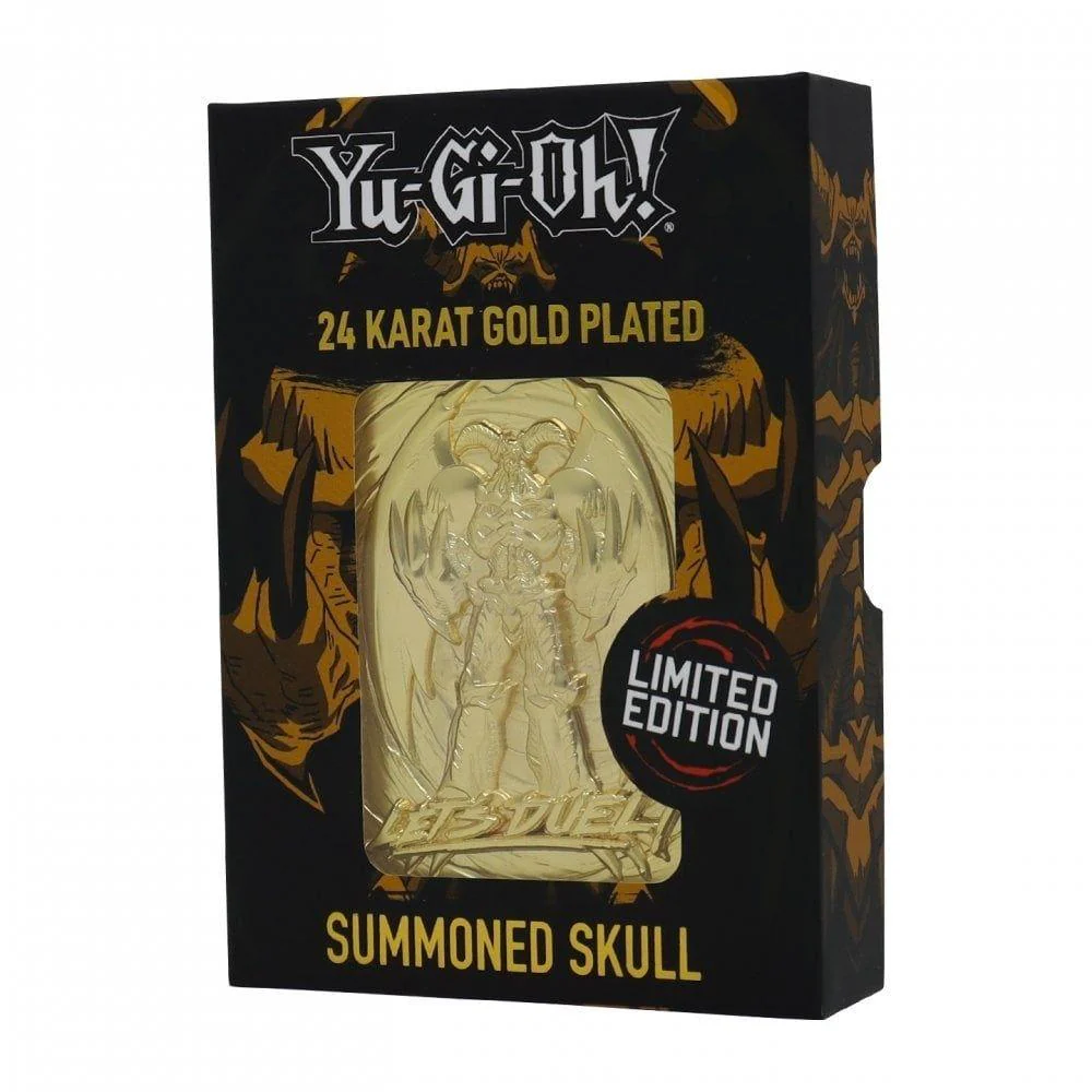 YU-GI-OH! Summoned Skull 24k Gold Plated Card