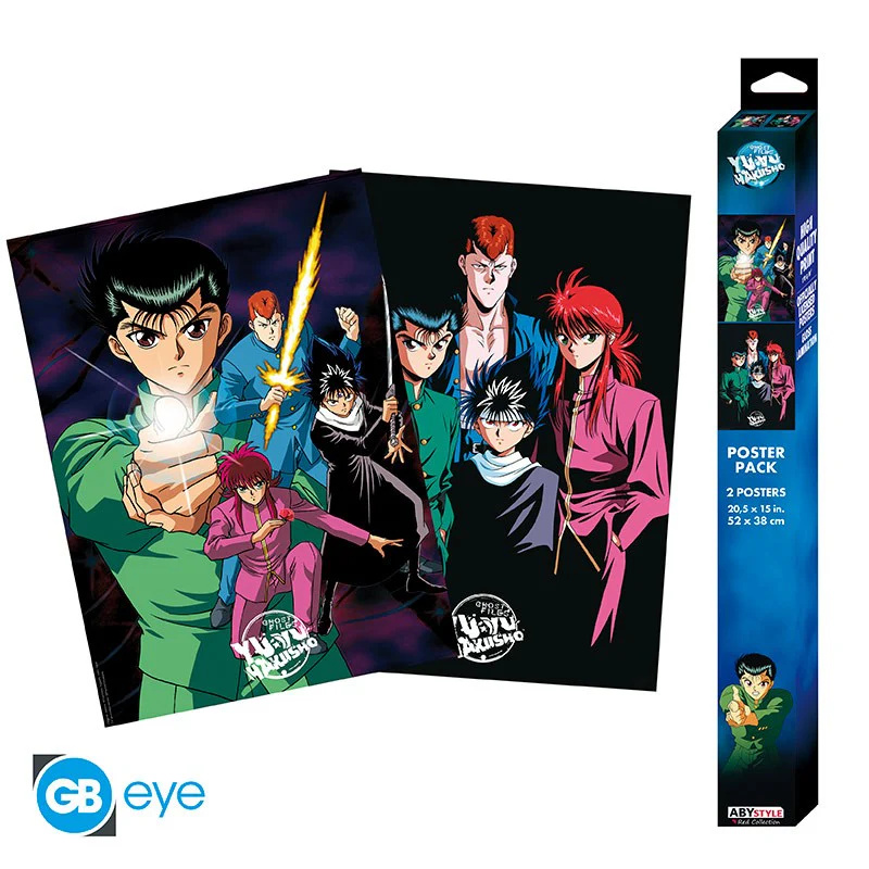 Yu Yu Hakusho Yusuke And His Group 52X38 cm Set 2 Chibi Posters by Gb Eye - Image 2