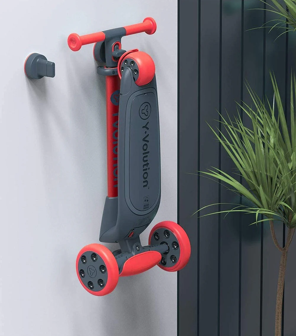 YVOLUTION Kids scooter YGlider Nua - Red - Image 2