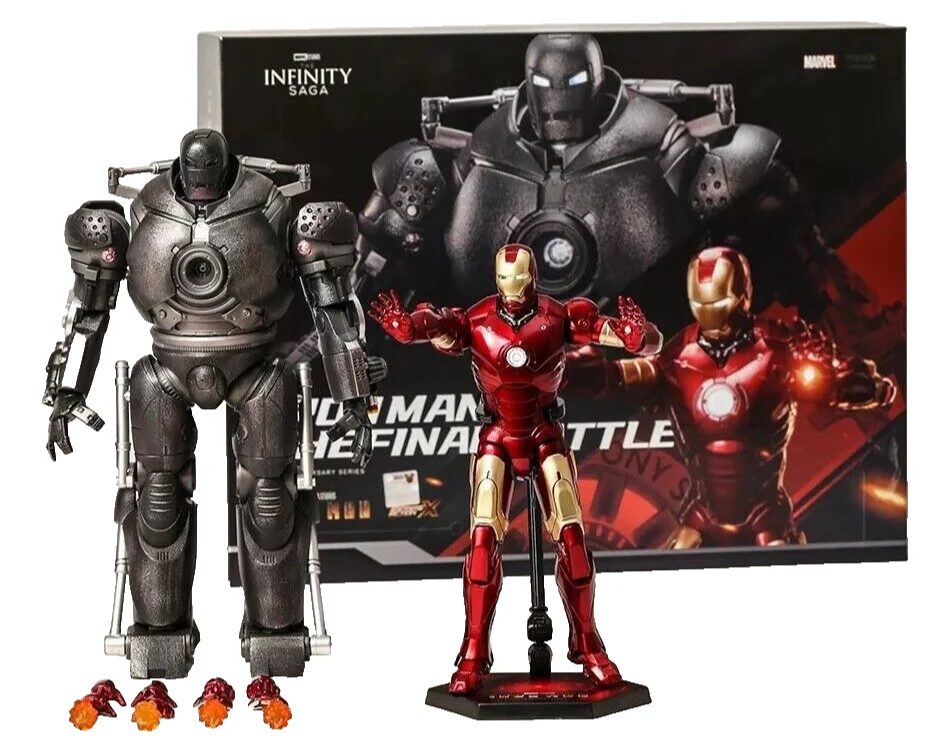 Marvel Iron Monger + Iron Man MK3 Luminous Edition Action Figure By ZD Toys - Image 2