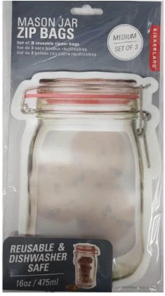 Zipper Bag Medium Clear - Image 2